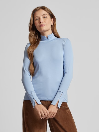 Marc Cain Longsleeve mit Stehkragen Hellblau 4