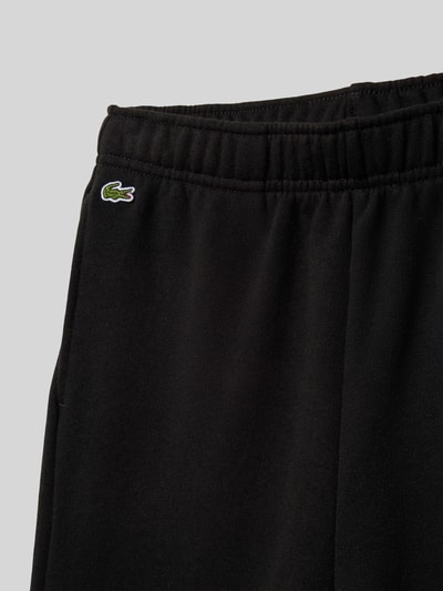 Lacoste Sweatpants met logostitching Zwart - 2