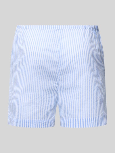 Christian Berg Woman Pyjama-Shorts mit elastischem Bund und Eingrifftaschen Bleu 3