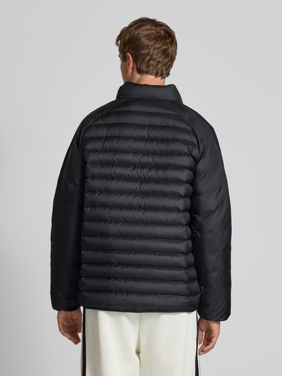 adidas Originals Gewatteerd jack met opstaande kraag en logoprint Zwart - 5