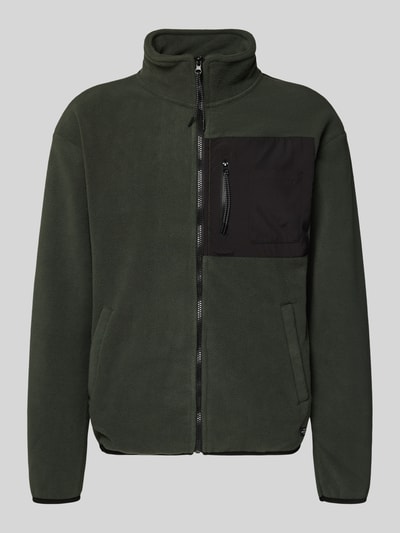 Blend Sweatjack met opstaande kraag Donkergroen - 2