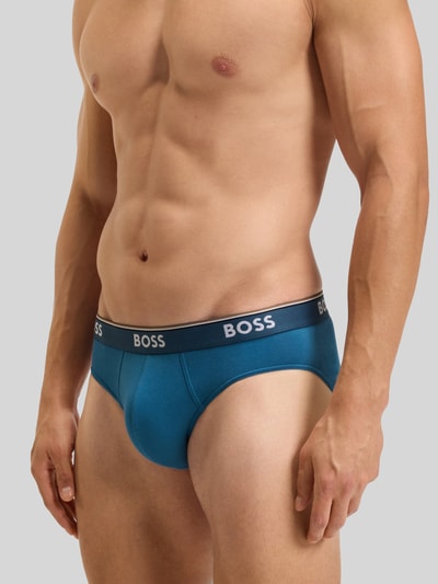 BOSS Slip aus Baumwoll-Mix im 3er-Pack Blau 2