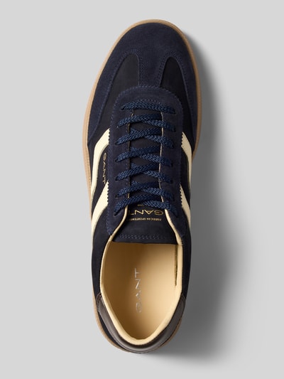 Gant Sneakers van leer met vetersluiting, model 'Cuzmo' Marineblauw - 3