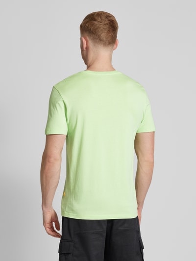 camel active T-Shirt mit Label-Stitching Hellgruen 5