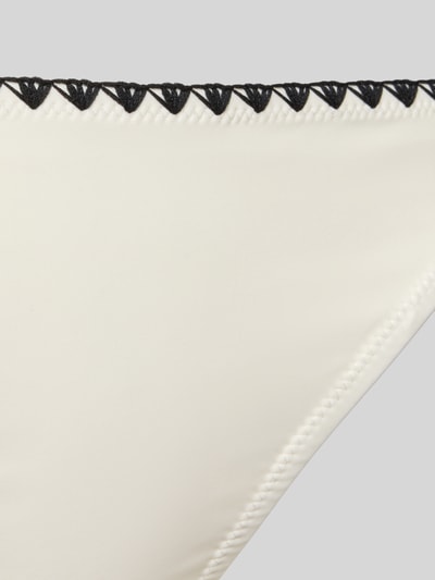 Jake*s Casual Bikini-Hose mit Ziernaht Offwhite 2