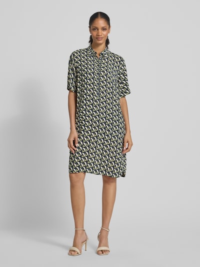 Betty Barclay Knielanges Hemdblusenkleid aus Viskose Marine 1