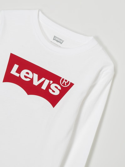 Levi’s® Kids Longsleeve mit Logo Weiss 2