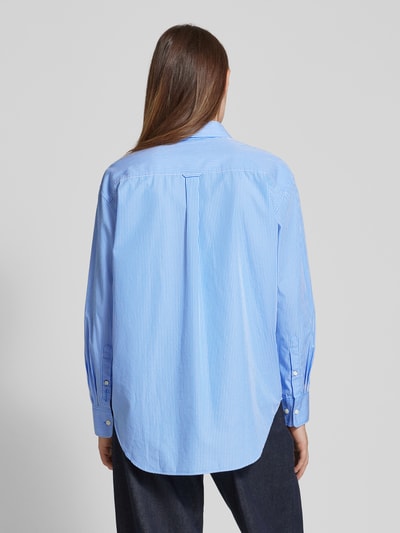 Gant Regular fit overhemdblouse met borstzak Lichtblauw - 5