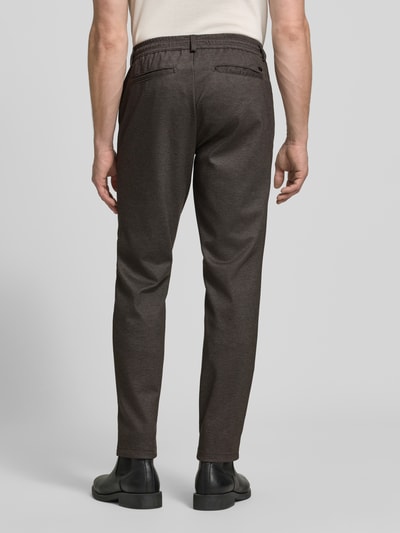 Brax Tapered Fit Jogpants mit Viskose-Anteil Modell 'Phil' Schoko 5