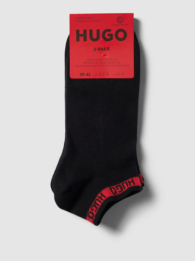 HUGO Socken mit Label-Detail im 2er-Pack Black 3