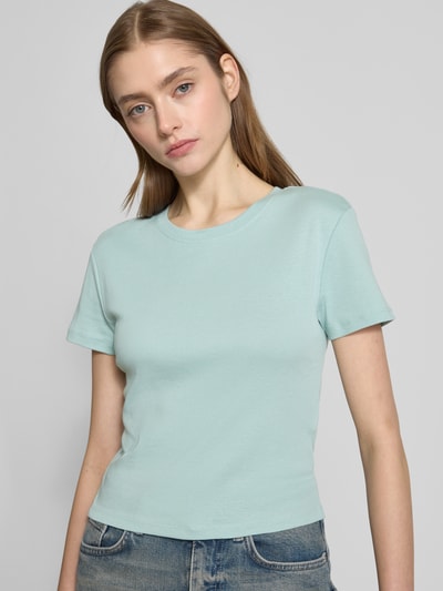 Only Slim Fit T-shirt aus reiner Baumwolle Modell 'ELINA' Schilf 3