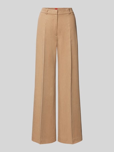 HUGO Relaxed Fit Stoffhose aus reinem Lyocell Modell 'Hasene' Sand 2