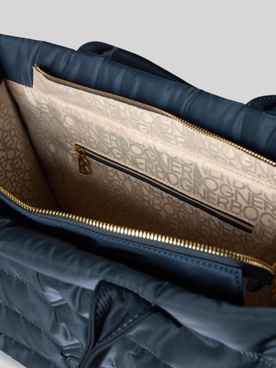 BOGNER Shopper mit Steppnähten Modell 'wallis tessuto maylin' Marine 5