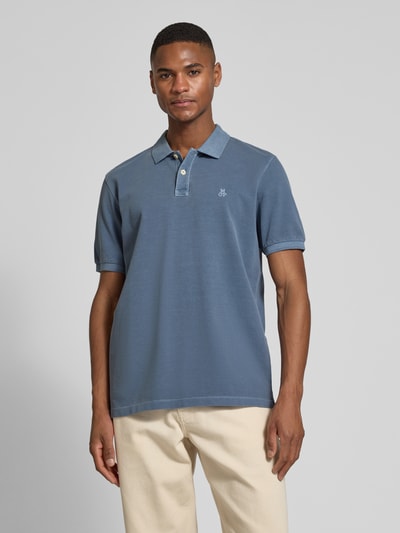 Marc O'Polo Koszulka polo o kroju Regular Fit z czystej bawełny Niebieski 4