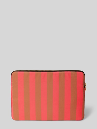 WOUF Laptoptas met labelpatch, model 'Pat' Neon roze - 2