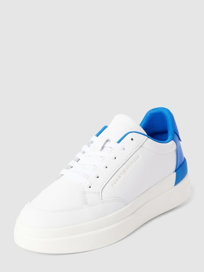 Tommy Hilfiger Sneaker mit Kontrastbesatz Weiß 2