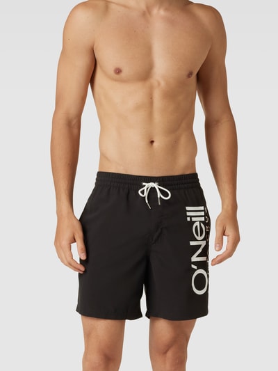 ONeill Zwembroek met labelprint, model 'Original Cali' Zwart - 1