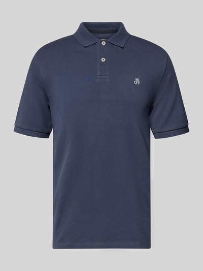 Marc O'Polo Regular Fit Poloshirt aus reiner Baumwolle Dunkelblau 2