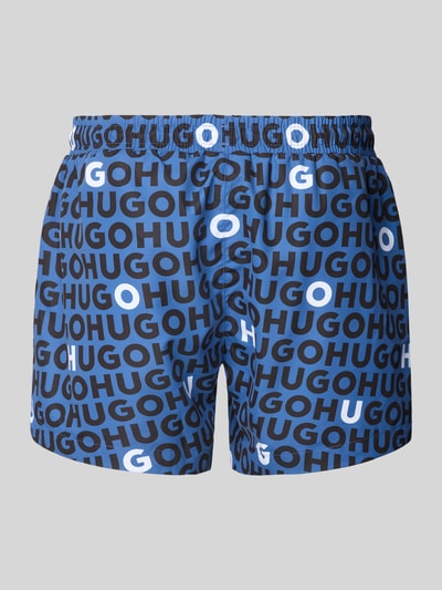 HUGO Zwembroek met elastische band, model 'TORTUGA' Bleu - 3