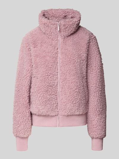 Mazine Teddyjacke mit Stehkragen und Reißverschluss Rosa 2
