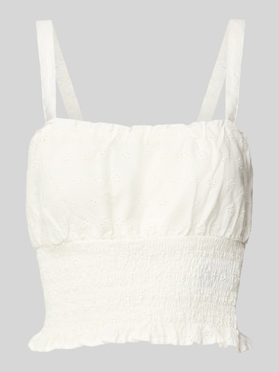 Review Top mit Smok-Details Weiss 2