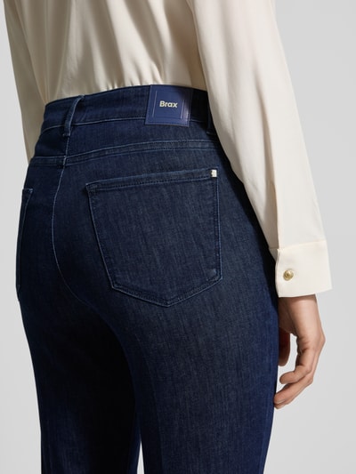 Brax Flared jeans in verkorte pasvorm, model 'SHAKIRA' Donkerblauw - 3