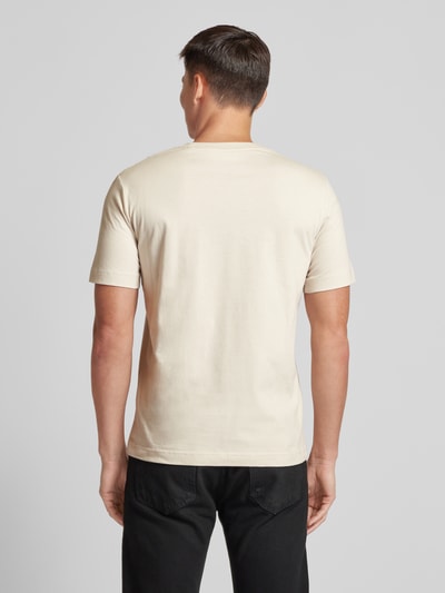 Marc O'Polo Regular Fit T-Shirt aus reiner Baumwolle Beige 5