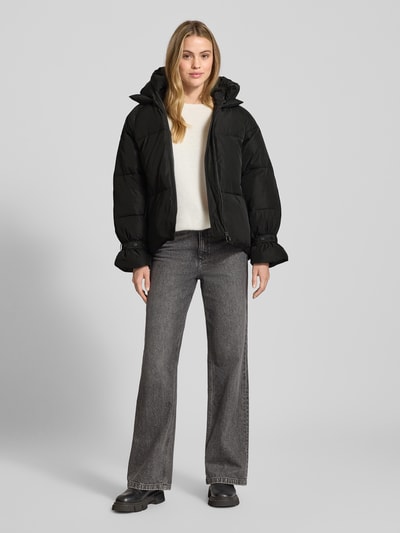 WITHBLACK Gewatteerd jack met capuchon Zwart - 1