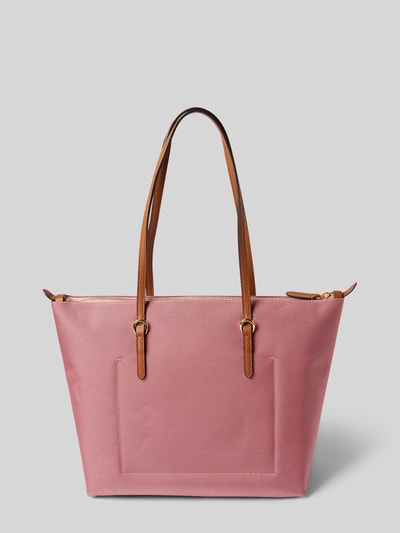 Lauren Ralph Lauren Shopper met structuurmotief, model 'KEATON' Rosé - 4