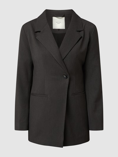 Neo Noir Blazer met rayon, model 'Bowie' Donkergrijs gemêleerd - 2