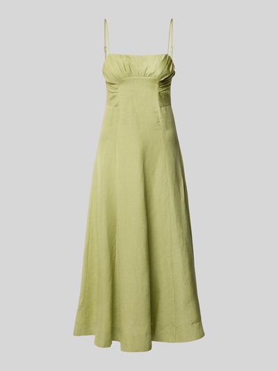 Forever New Leinenabendkleid mit verstellbaren Spaghettiträgern Hellgruen 2