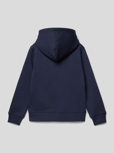 Gant Hoodie mit Label-Stitching Modell 'TONAL SHIELD' Blau 3