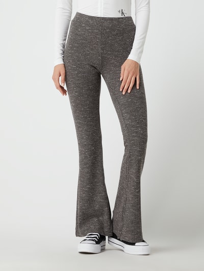 Vero Moda Flared comfortbroek met stretch, model 'Kamma' Middengrijs gemêleerd - 4