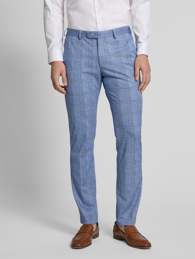 DIGEL Spodnie do garnituru o kroju modern fit z wpuszczanymi kieszeniami model ‘Sergio’ Niebieski 4