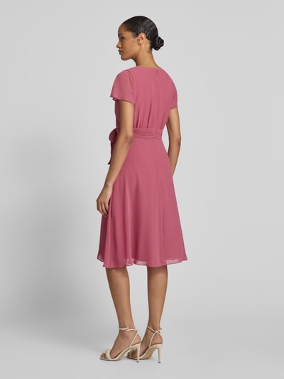 Christian Berg Cocktail Sukienka koktajlowa z zakładką Brudnoróżowy melanż 5