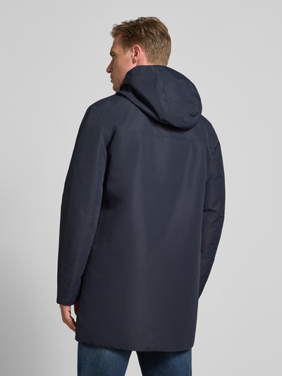 Geox Regular fit parka met capuchon, model 'DORAY' Marineblauw - 5