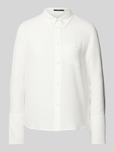 Windsor Regular fit blouse met button-downkraag Offwhite - 2