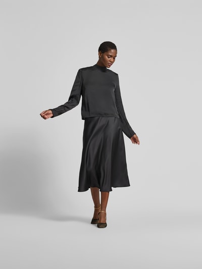 ROTATE Blusenshirt mit Stehkragen Black 1