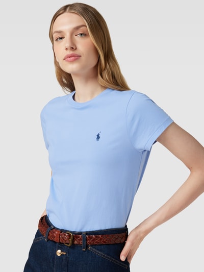 Polo Ralph Lauren T-Shirt mit Logo-Stitching Bleu 3