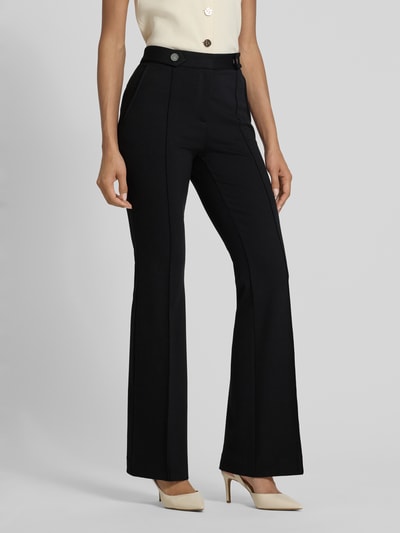 Lauren Ralph Lauren Spodnie materiałowe ze szwami podłużnymi model ‘DREWIN’ Czarny 4