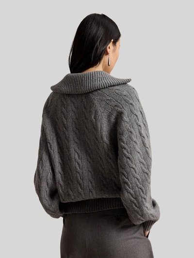 Polo Ralph Lauren Kardigan rozpinany o kroju relaxed fit z mieszanki wełny i kaszmiru Flanelowy 5