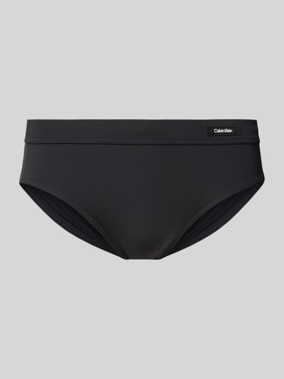 Calvin Klein Underwear Badehose mit Label-Patch Black 1