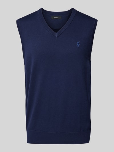 Polo Ralph Lauren Spencer met geribde V-hals Marineblauw - 2