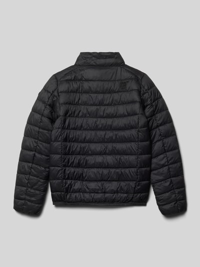 Produktfoto, Regular Fit Jacke in Stepp-Optik Modell 'Stinger' von CARS JEANS, schwarz, mit Stehkragen und Reißverschluss, Kinderjacke