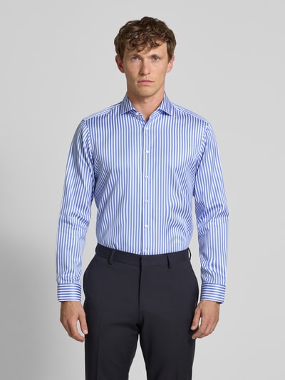 Jake*s Regular Fit Business-Hemd mit Knopfleiste Royal 4