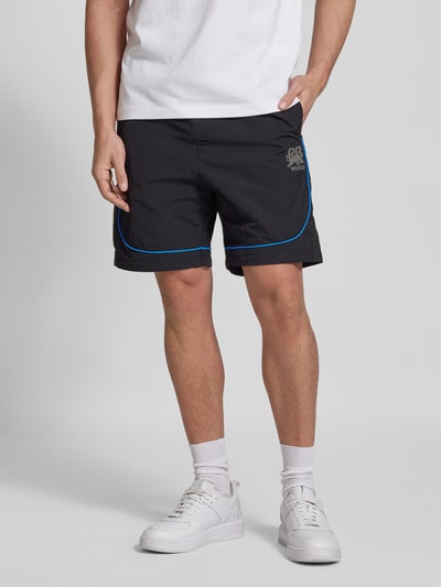 HUGO Sweatshorts mit elastischem Bund Modell 'Garat' Black 4