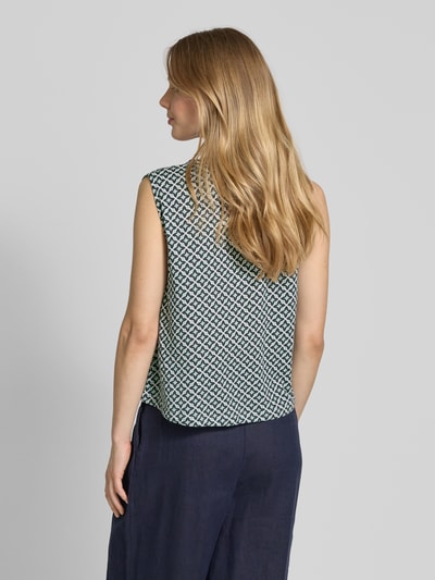Marc O'Polo Relaxed fit top van puur katoen Mintgroen - 5