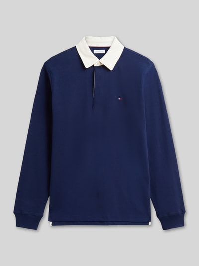Tommy Hilfiger Relaxed Fit Poloshirt aus reiner Baumwolle Marine 2