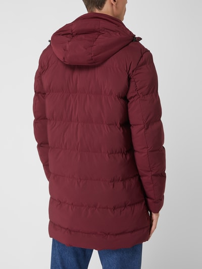 Pierre Cardin Steppjacke mit Kapuze - 'Futureflex' Bordeaux Rot 5