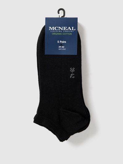 MCNEAL Sneakersocken mit Stretch-Anteil im 5er-Pack Black 3